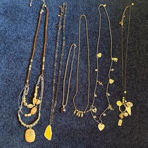 Elegant Gold and Silver Necklace Set